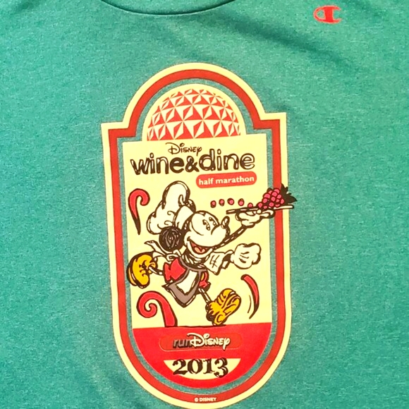 Run Disney Wine & Dine 2013 Collectible Shirt Large - Picture 4 of 5